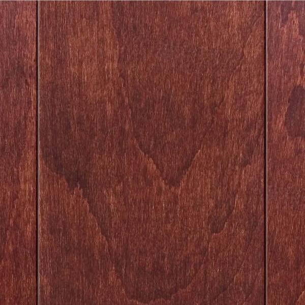 Home Legend Take Home Sample - Hand Scraped Maple Saddle Solid Hardwood Flooring - 5 in. x 7 in.
