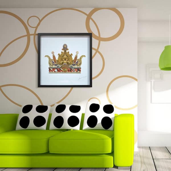 Empire Art Alex 30 Home Hand Art Solid x by Culture Frame Wall Black Depot 30 in. Spires\