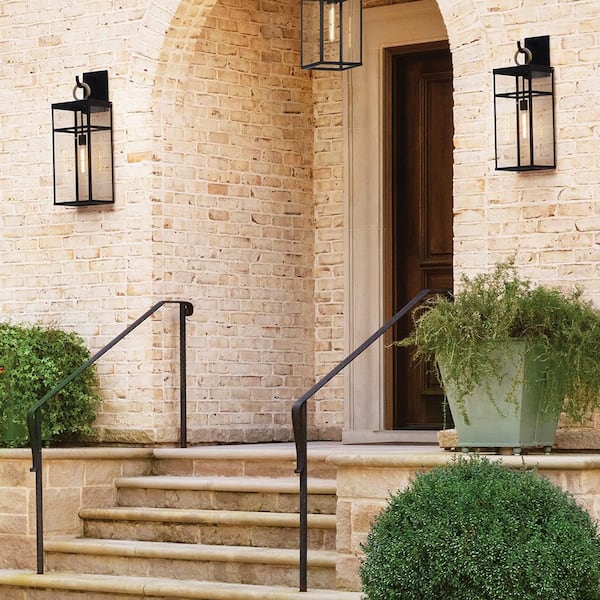 Porter 1-Light Aged Zinc Outdoor Hanging Lantern