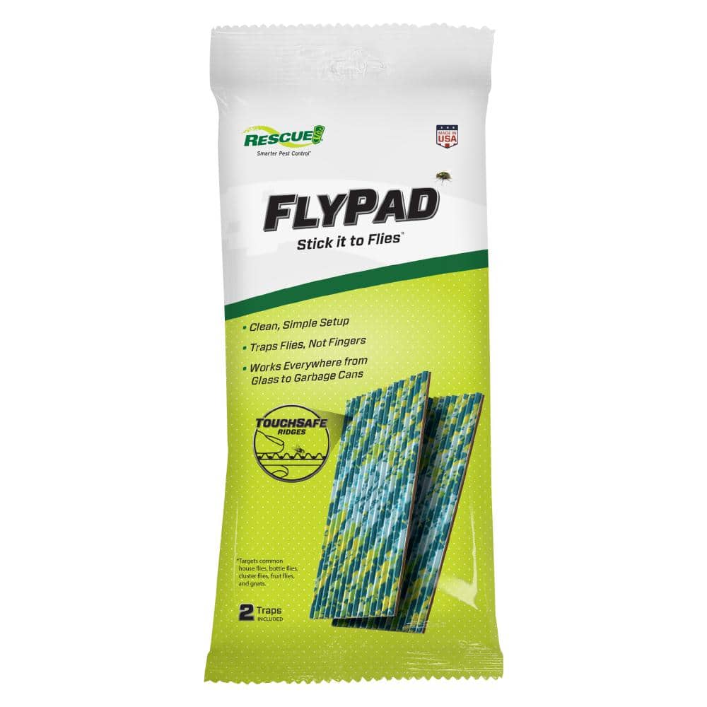 RESCUE Flypad Fly Traps (2-Pack) 100551017 - The Home Depot