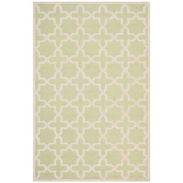 SAFAVIEH Cambridge Light Green/Ivory 10 ft. x 14 ft. Area Rug