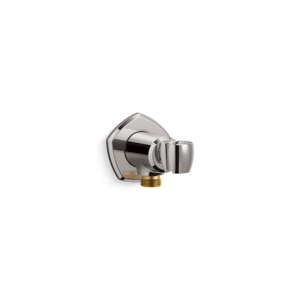 KOHLER Occasion Wall-Mount Handshower Holder with Supply Elbow And Check Valve in Vibrant Titanium