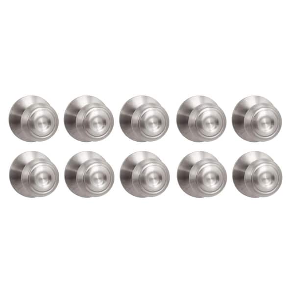 Hartford Satin Nickel Hall/Closet Door Knob (10-Pack)