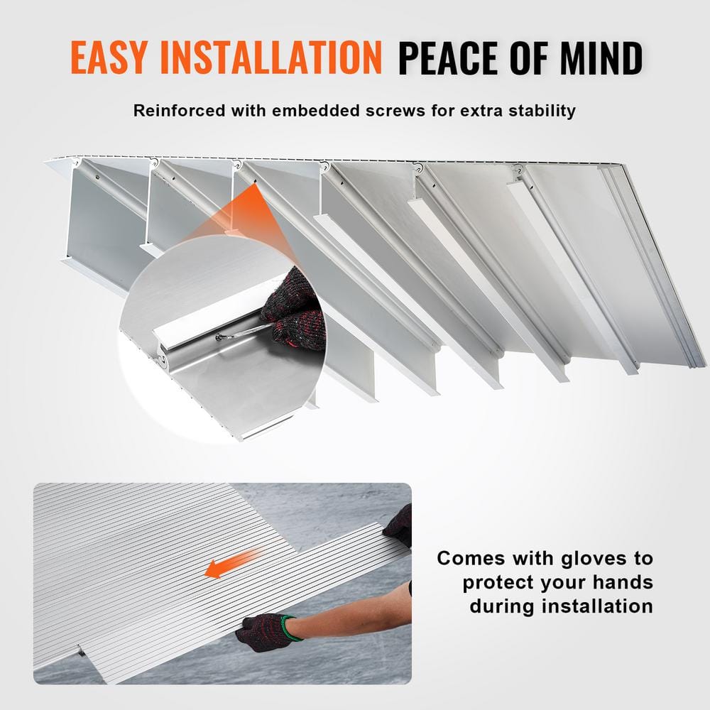 Adjustable Aluminum Threshold Ramp for Wheelchairs, 800 lb Capacity