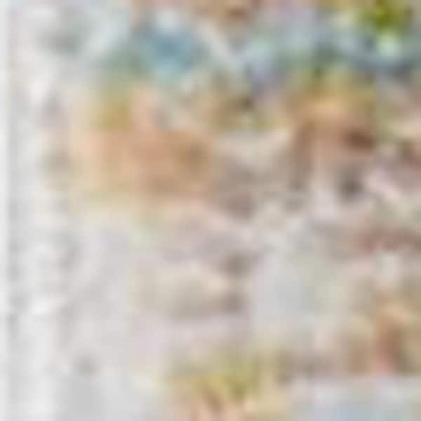 4' X 6' Navy Blue and Gold Floral Medallion Distressed Non Skid Area Rug