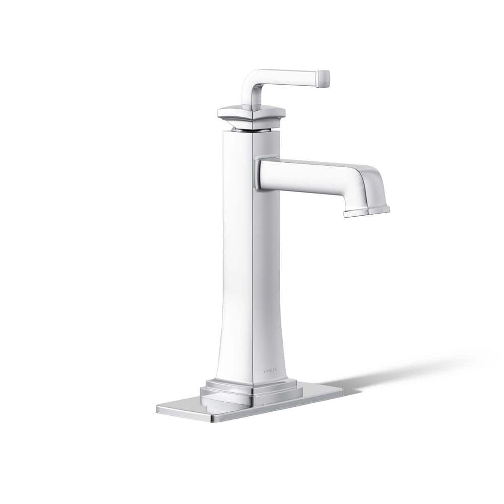 Riff Tall Polished Chrome Traditional Vessel Bathroom Faucet 1.2 GPM