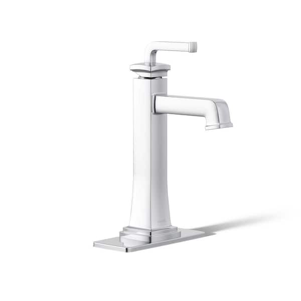 KOHLER Riff Single-Handle Single-Hole Bathroom Faucet in Polished Chrome
