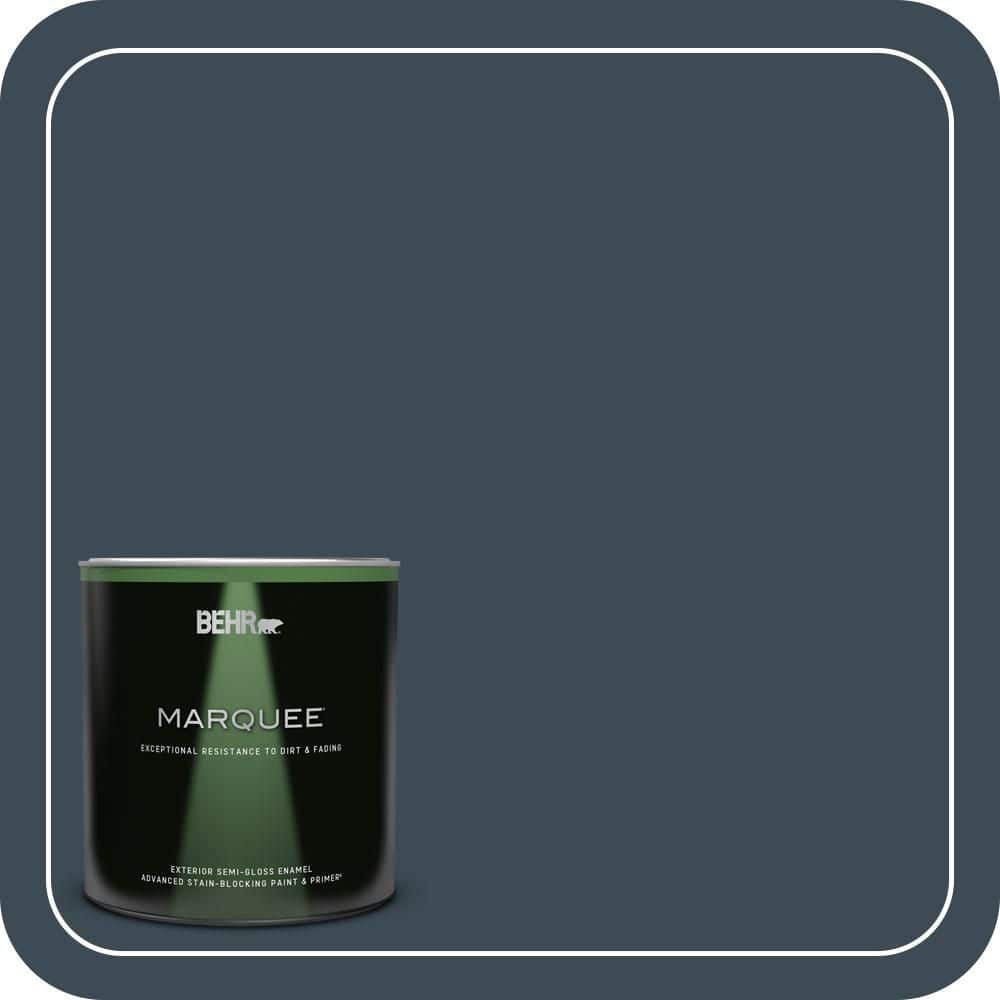 1 qt. #QE-56 Club Navy Semi-Gloss Enamel Exterior Paint & Primer price history on PriceWatchPro