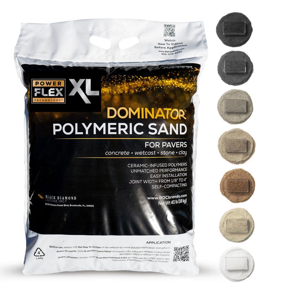 DOMINATOR 40 lbs. XL Polymeric Sand Camel Brown DPSXL40CB - The