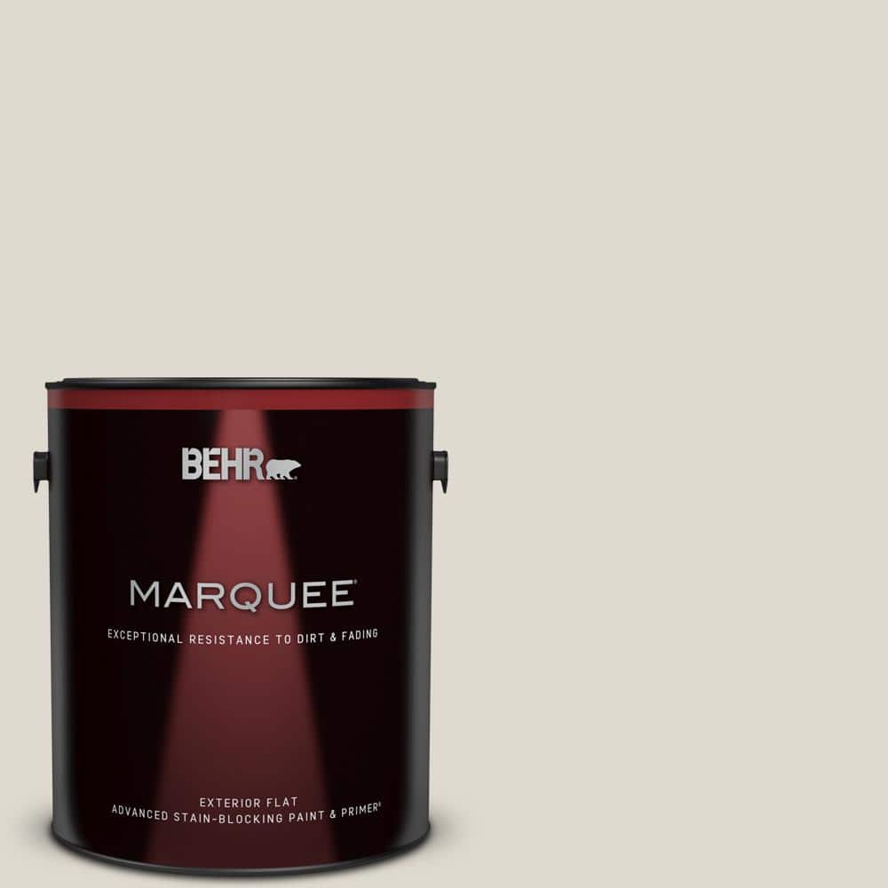 BEHR MARQUEE 1 gal. MQ318 Ginger Sugar Flat Exterior Paint & Primer