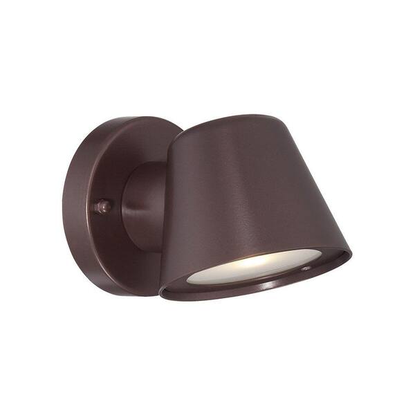 Acclaim Lighting 1-Light Architectural Bronze Integrated LED Wall Lantern Sconce