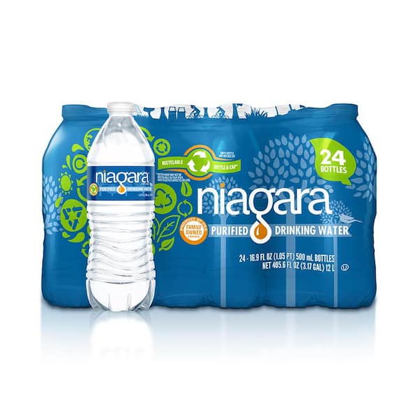 Niagara 16.9 fl. oz. Purified Drinking Water (24-Pack) NDW05L24DR - The  Home Depot
