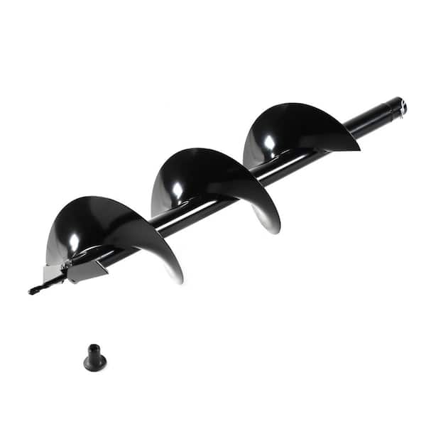 8 in. Heavy Duty Earth Auger Bit for Powered Auger, Post Hole Digger, Soil Cultivator