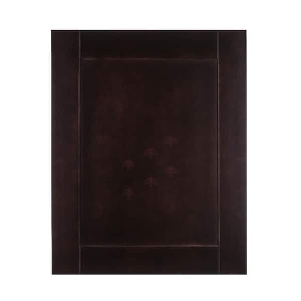 Anchester Shaker Espresso Decorative Door Panel 24-in. W x 30-in H x 0.75-in D