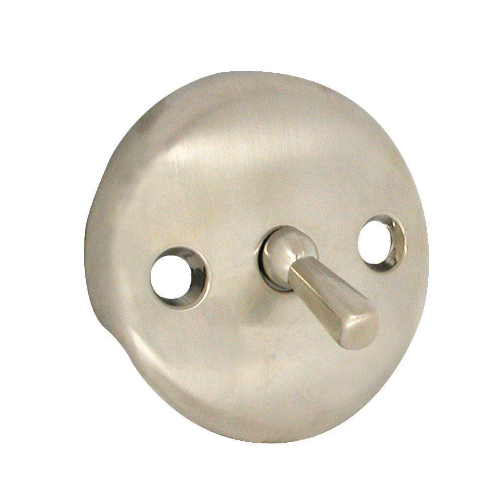 DANCO Overflow Plate with Trip Lever in Brushed Nickel