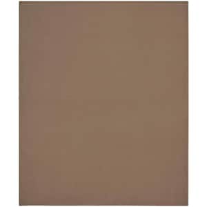 Terrain Taupe 5 ft. x 7 ft. Custom Area Rug with Pad