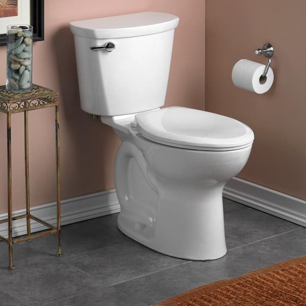 Cadet PRO 2-Piece 1.28 GPF Single Flush Chair Height Elongated Toilet with 12 in. Rough-In in White