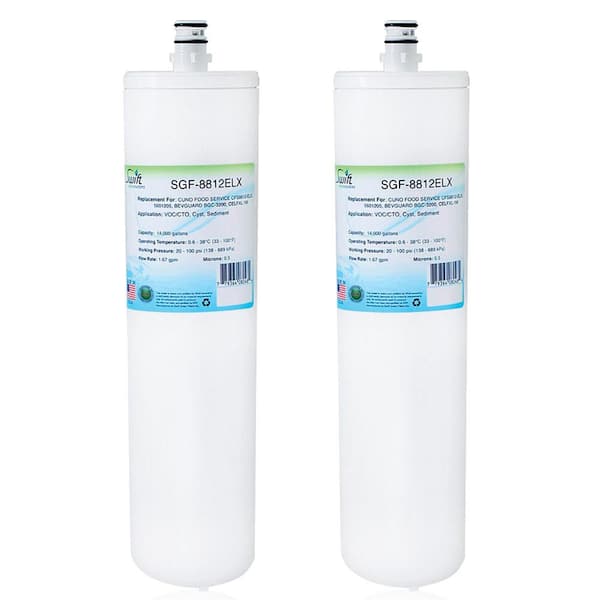 Swift Green Filters SGF-8812ELX Compatible Commercial Water Filter for CFS8812-ELX, 5601205, BGC-3200, CELFXL-1M, (2 Pack)