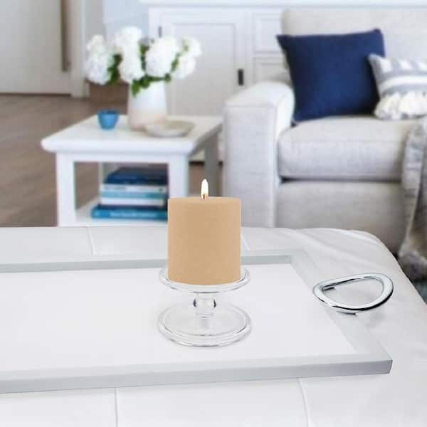ROOT CANDLES 3 in. x 3 in. Timberline Blossom Unscented Pillar Candle