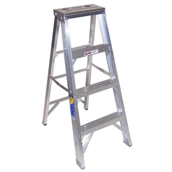 Metro Metals Aluuminium Platform Ladder (4 Stap) : : Home  Improvement