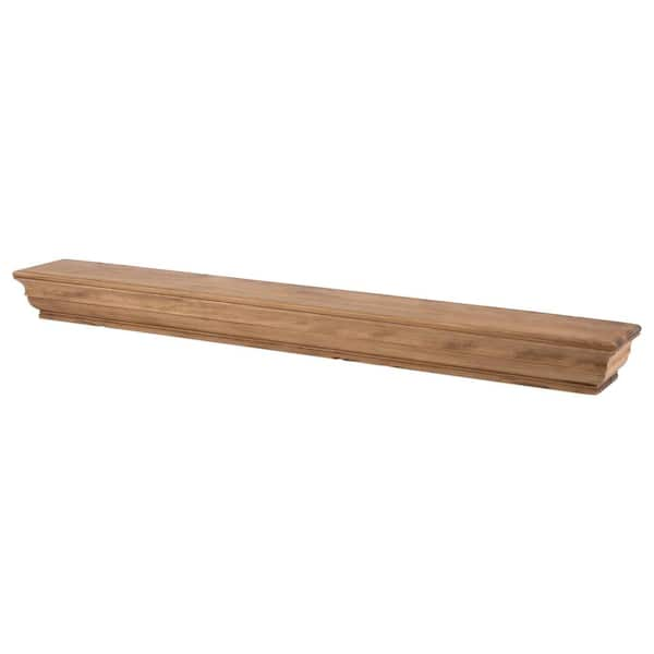 EVERMARK Expressions 4 ft. Classic Poplar Stain Grade Wood Shelf