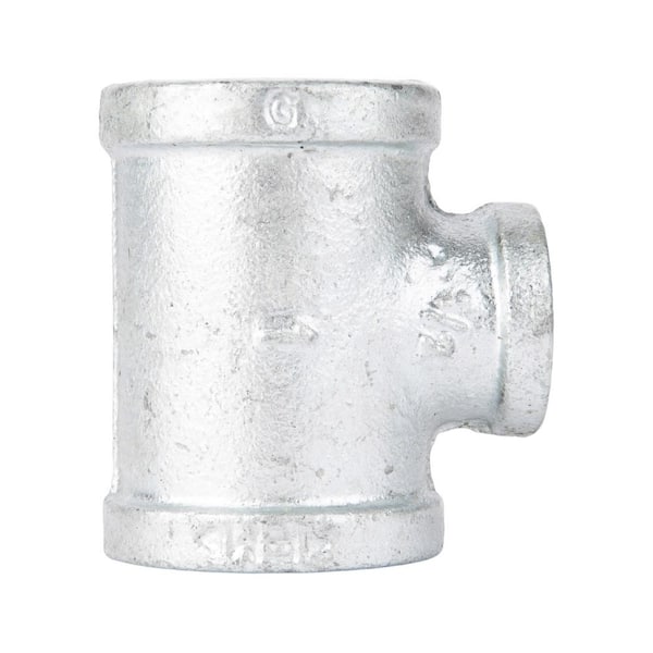 STZ 1 in. x 1 in. x 1/2 in. Galvanized Iron Reducing Tee