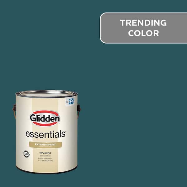 エッセンシャルグリーン Glidden Essentials 1 gal. PPG1136-7 Dark Green Velvet Satin