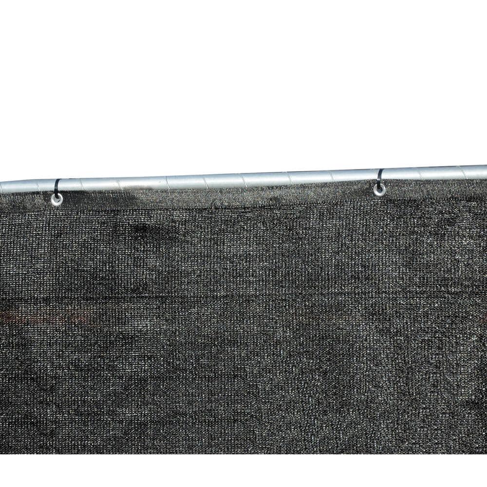 Black Polyethylene Privacy Fence Screen with Reinforced Grommets
