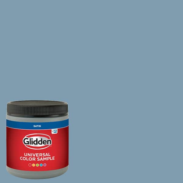 Glidden 8 oz. PPG1152-4 Americana Satin Interior Paint Sample