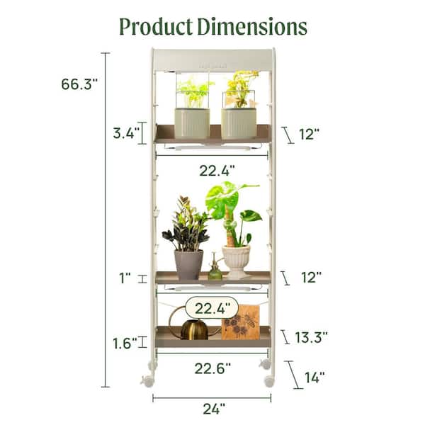 Reviews for vego garden 4 Tier Grow Light Garden, Plant Stand with