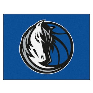 NBA - Dallas Mavericks Blue 2 ft. 9 in. x 3 ft. 6 in. Indoor All Star Mat Area Rug