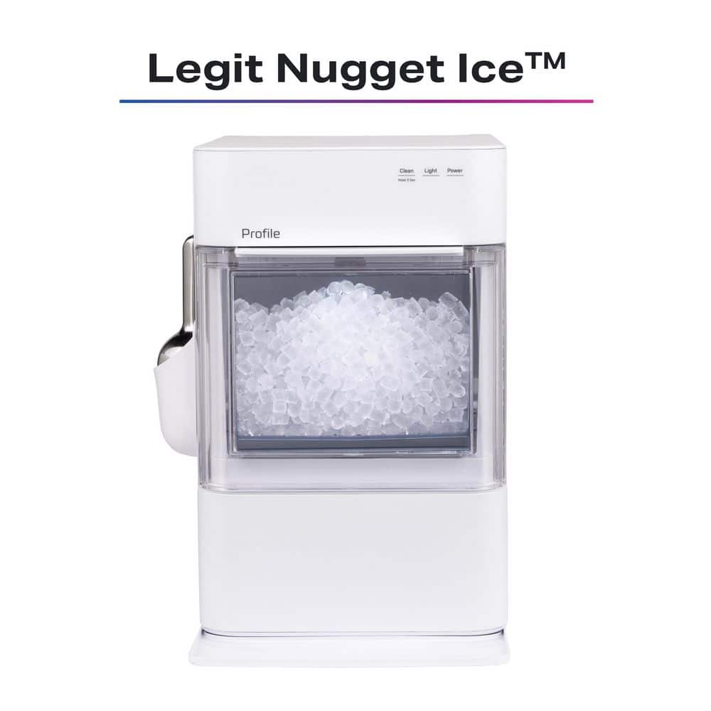GE Profile Profile Opal 2.0 38 lbs. Ultra Nugget Ice Maker with Scale Inhibiting Filter, with Wifi in White