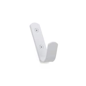3-3/16 in. (81 mm) White Utility Wall Mount Hook