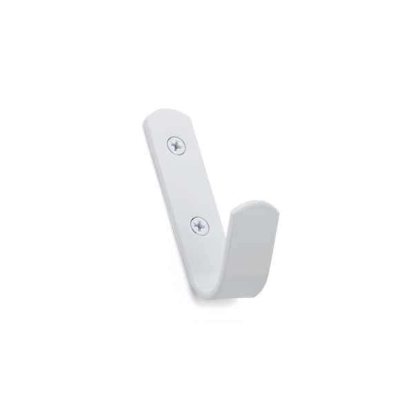 Nystrom 3-3/16 in. (81 mm) White Utility Wall Mount Hook (6-Pack) 76130 -  The Home Depot