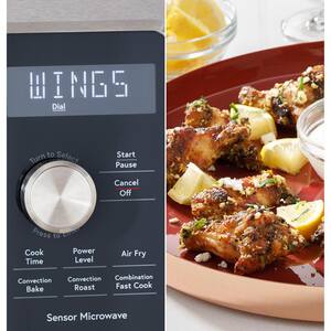 1.7 Cu. Ft. Over the Range Microwave in Matte White with Air Fry