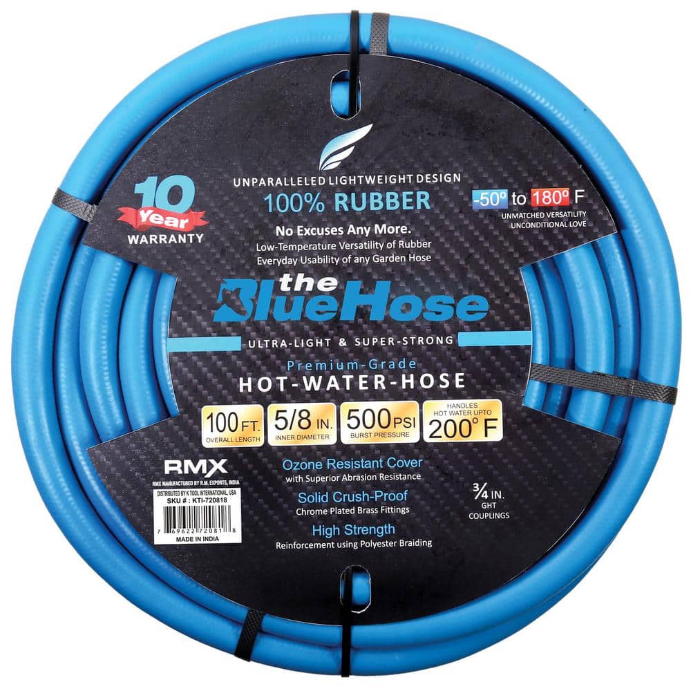 BLUBIRD The BlueHose 5 8 In X 100 Ft Water Hose BLBBSAL58100 Blubird the bluehose 5 8 in x 100 ft water hose blbbsal58100