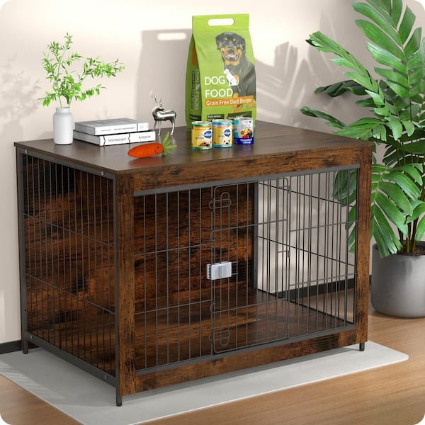 Natural Wood Color 43 in. Accent Cabinet Office Storage Cabinet