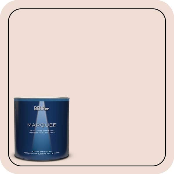 BEHR MARQUEE 1 qt. #MQ3-34 Stolen Kiss One-Coat Hide Satin Enamel Interior Paint & Primer