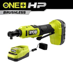 ONE+ 18V HP Brushless Cordless 3/8 in. High Speed Ratchet Kit with 2.0 Ah Battery and Charger