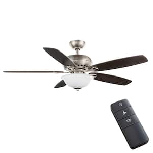 Brushed Nickel Ceiling Fan Replacement Parts Carrolton II LED 52 in 