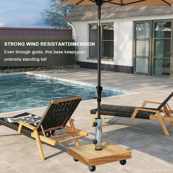 40 lb patio umbrella stand US Weight 40lb Base – For Use with Table – Black : Patio, Lawn & Garden providing optimal performance even in windy conditions when used in conjunction with a patio table Helios&Hestia 40 lb Heavy Duty