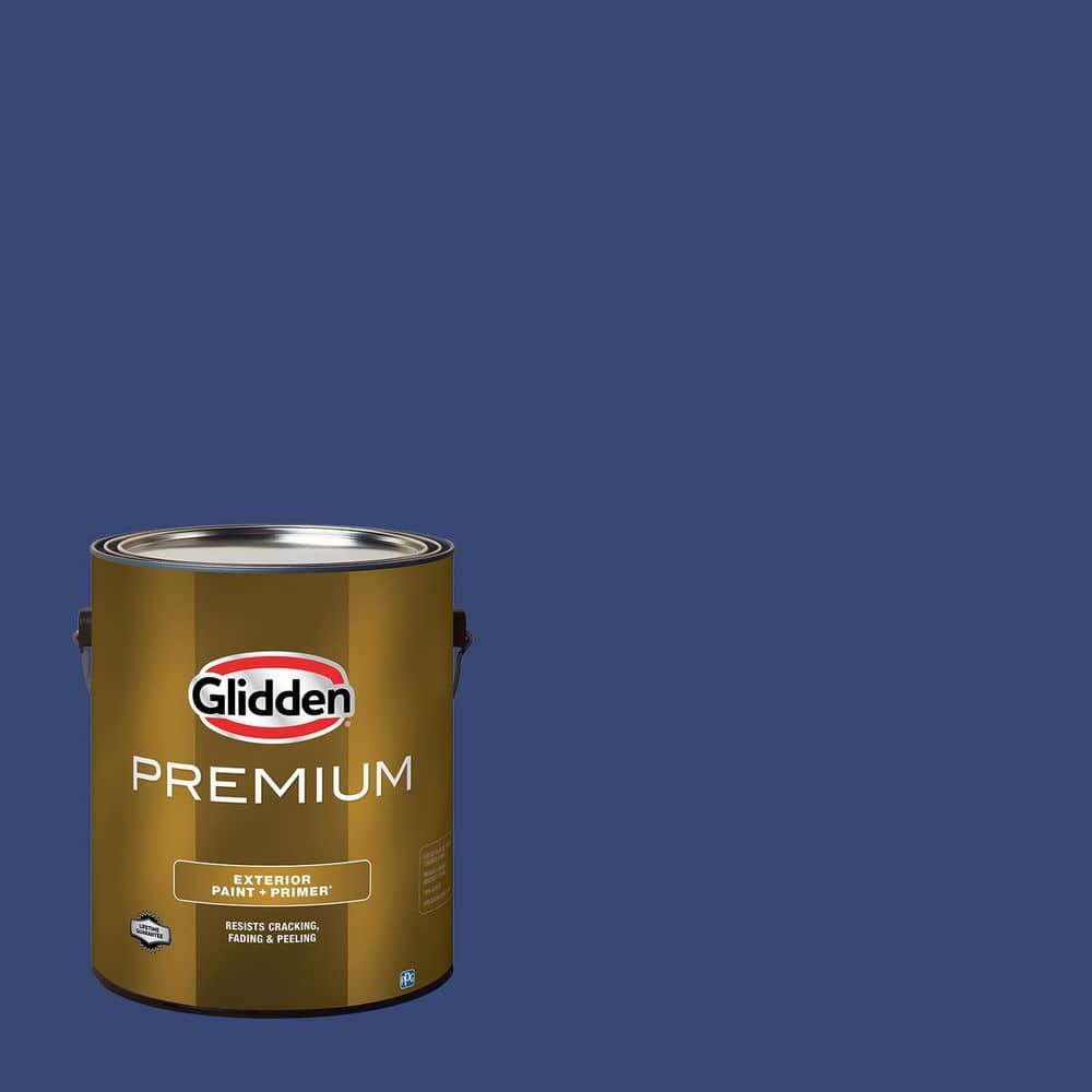 1 gal. PPG1166-7 Daring Indigo Semi-Gloss Exterior Latex Paint price history on PriceWatchPro