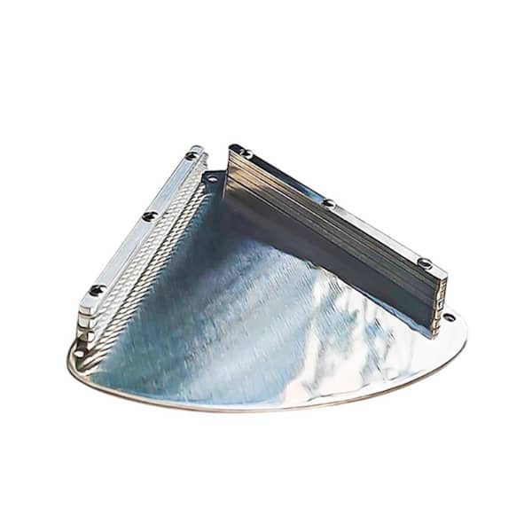 Stainless Steel Jar Bottle Opener Tool for Seniors Under Cabinet Easy Grip Lid Cap Opener with Under Counter Mount