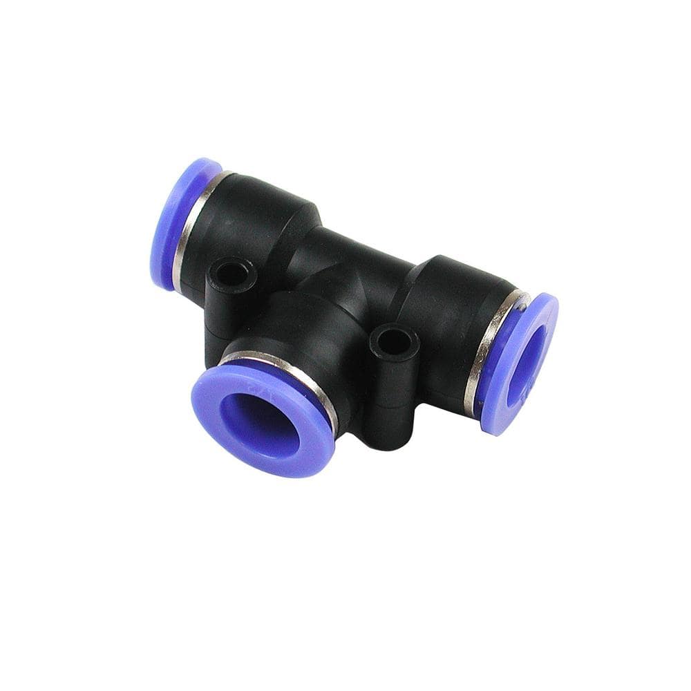Helix 12016 3/8 NPT Male to 1/2 Push Tube Elbow Air Fitting 