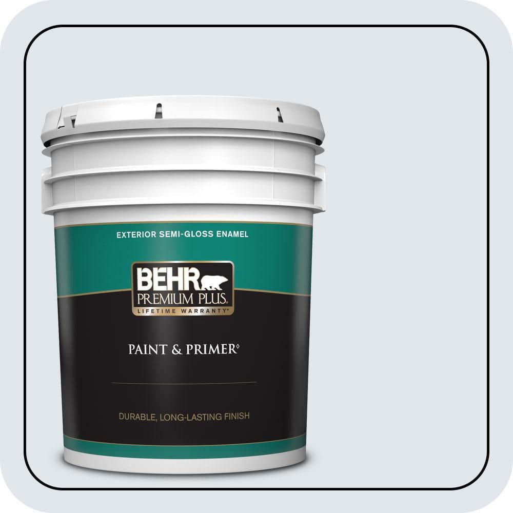 5 gal. #590E-1 Lavender Ice Semi-Gloss Enamel Exterior Paint & Primer price history on PriceWatchPro