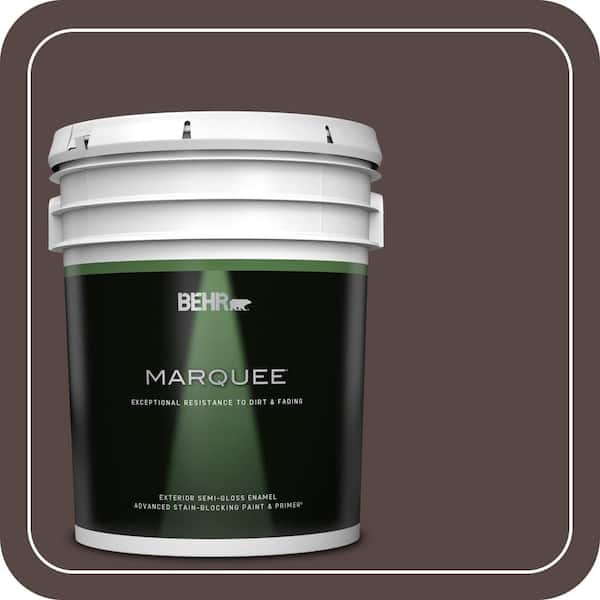 BEHR MARQUEE 5 gal. Home Decorators Collection #HDC-CL-14 Pinecone Path Semi-Gloss Enamel Exterior Paint & Primer