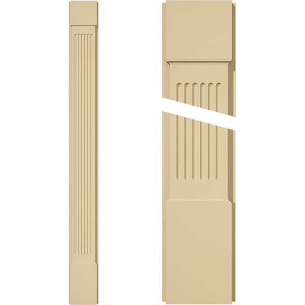 Ekena Millwork 2 in. D x 7 in. W x 72 in. L Primed Polyurethane Pilaster 1-Pack