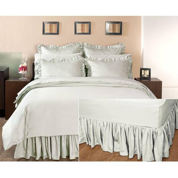 Home Decorators Collection Ruffled Windrush Twin Bedskirt