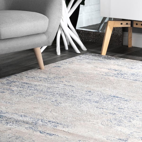 nuLOOM Twilight Tribal Distressed Silver 9 ft. x 12 ft. Indoor Area Rug - image 5