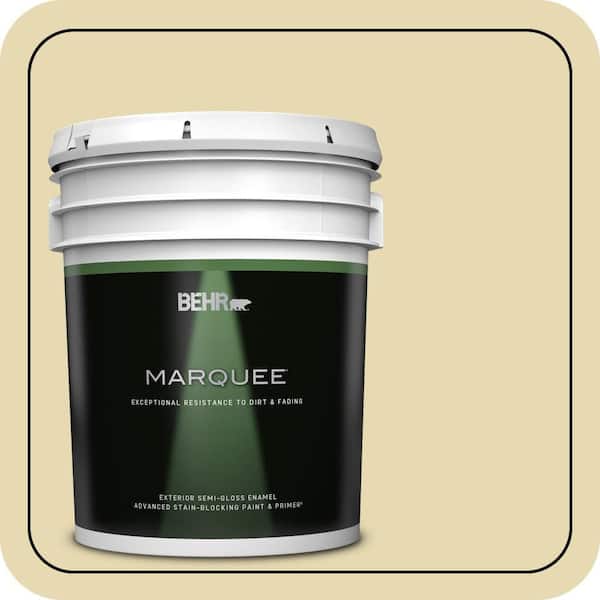 BEHR MARQUEE 5 gal. #390E-3 Rainforest Dew Semi-Gloss Enamel Exterior Paint & Primer
